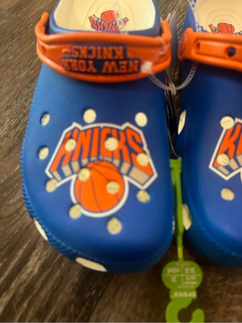 New York Knicks Blue & Orange Crocs - M6/W8 - Picture 3 of 3